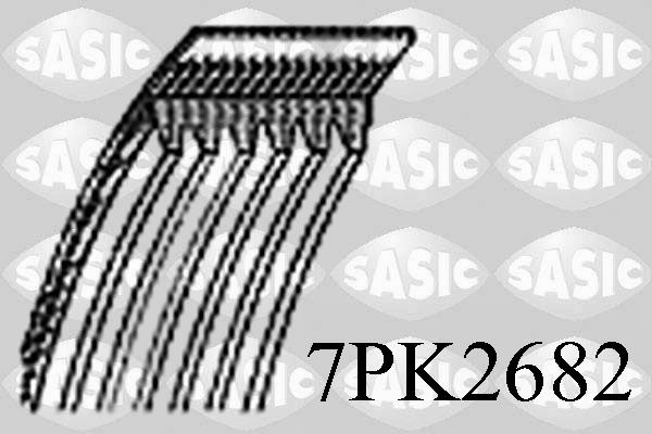 Поліклиновий ремінь SASIC 7PK2682 - zapix