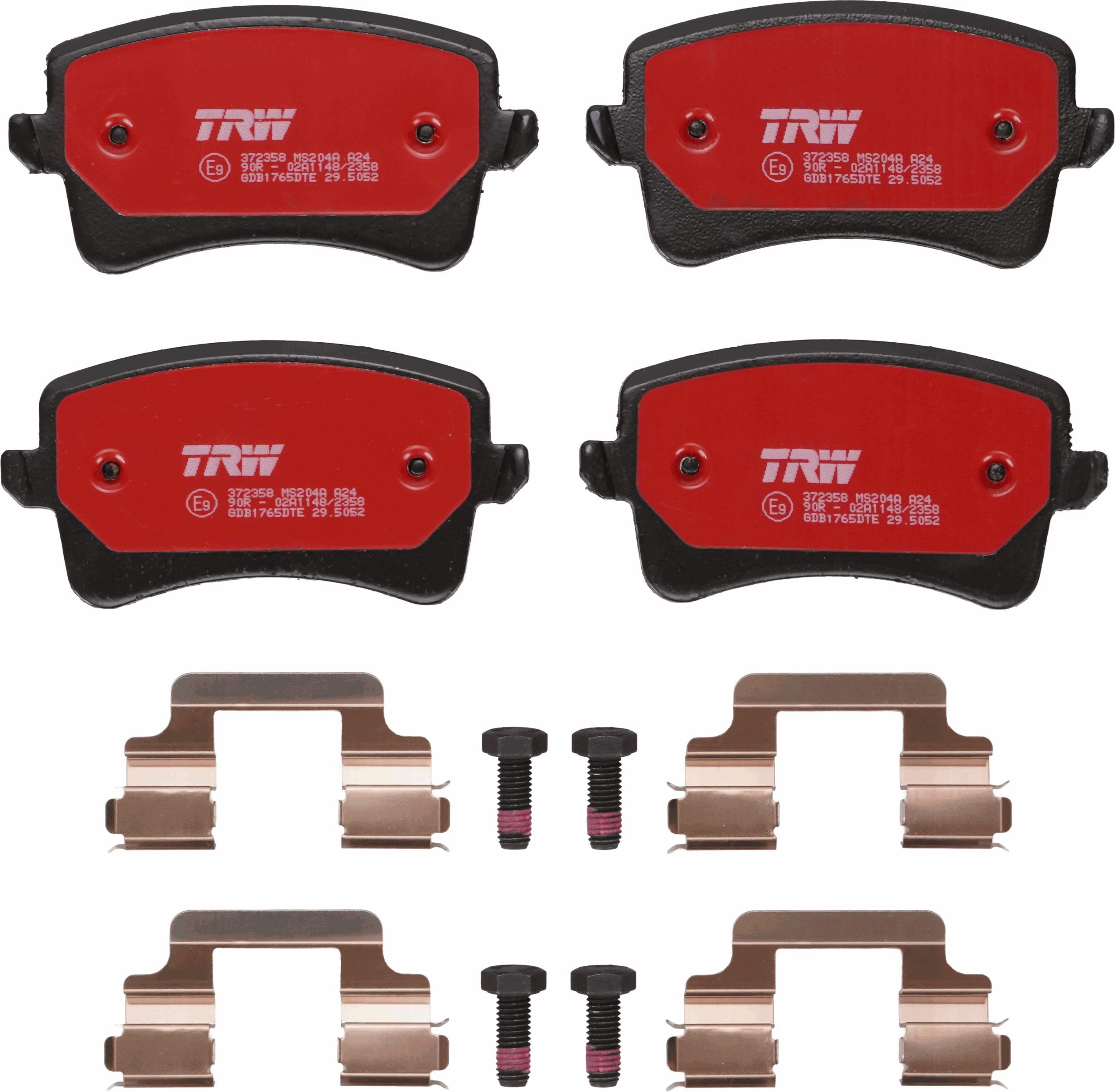 Гальмівні колодки дискові TRW GDB1765DTE - zapix