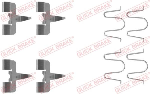 Приладдя / деталі гальмівних колодок QUICK BRAKE 1091207 - zapix