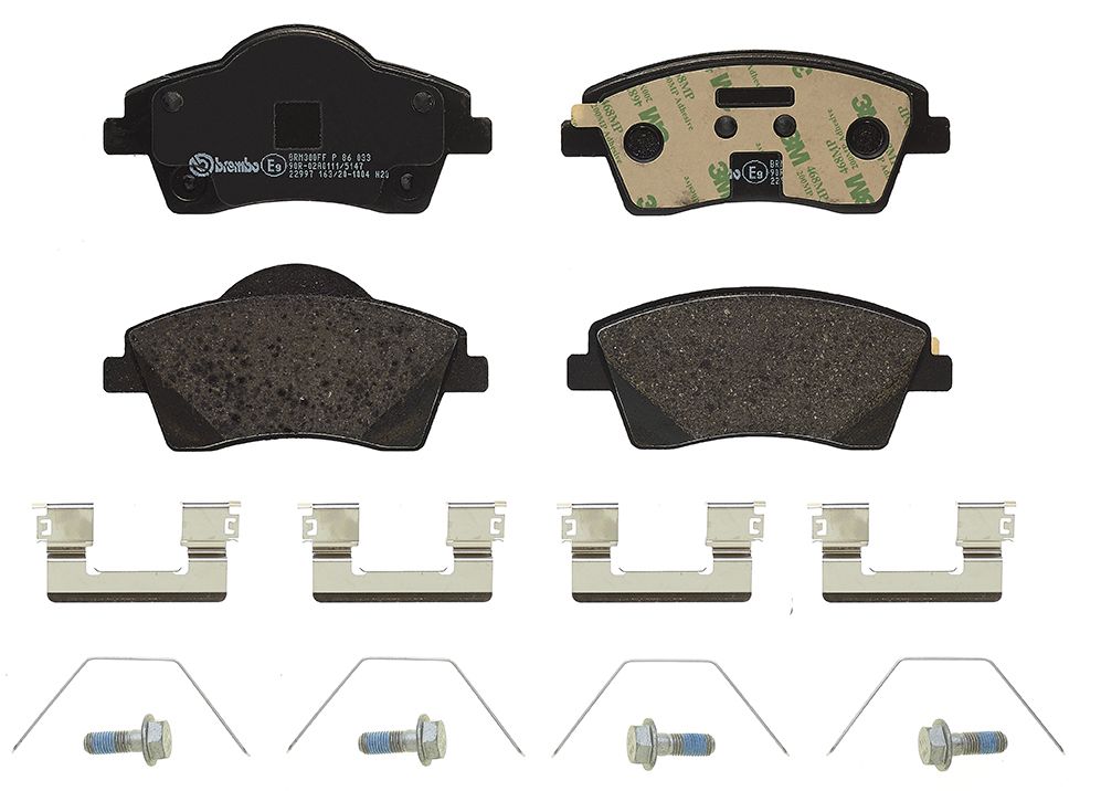 Гальмівні колодки дискові BREMBO P86033 - zapix
