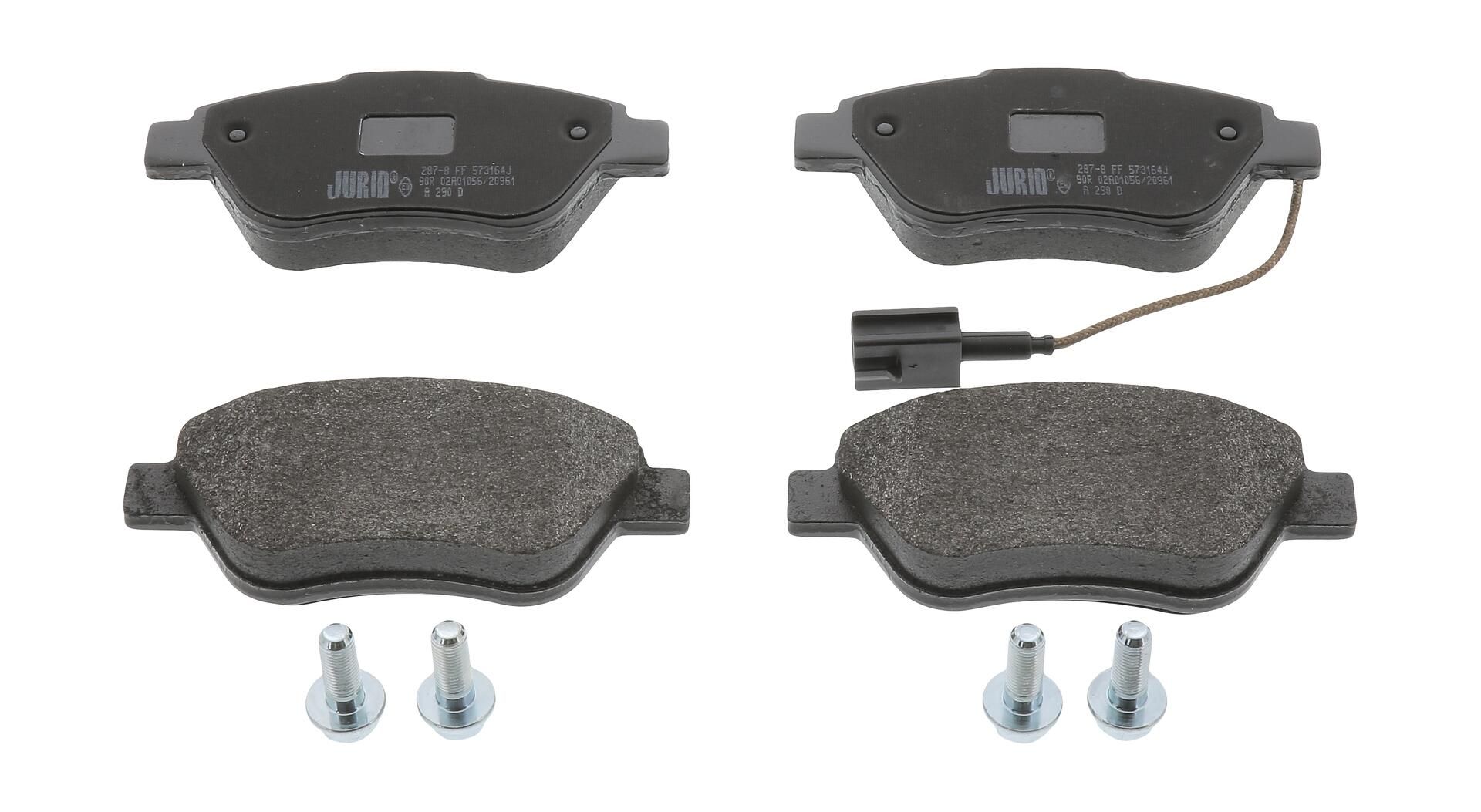 Гальмівні колодки дискові JURID 573164J - zapix