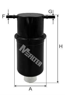 Паливний фільтр MFILTER DF3590 - zapix