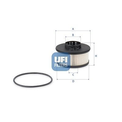 Паливний фільтр UFI 2620100 - zapix