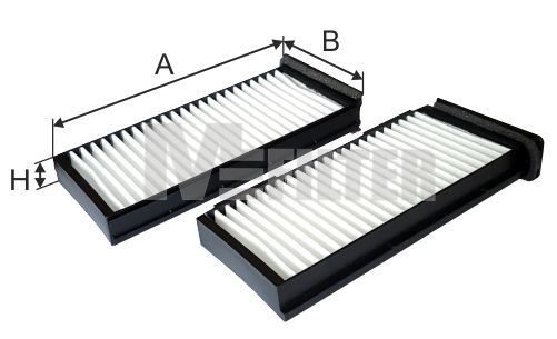 Фільтр салону MFILTER K91402 - zapix
