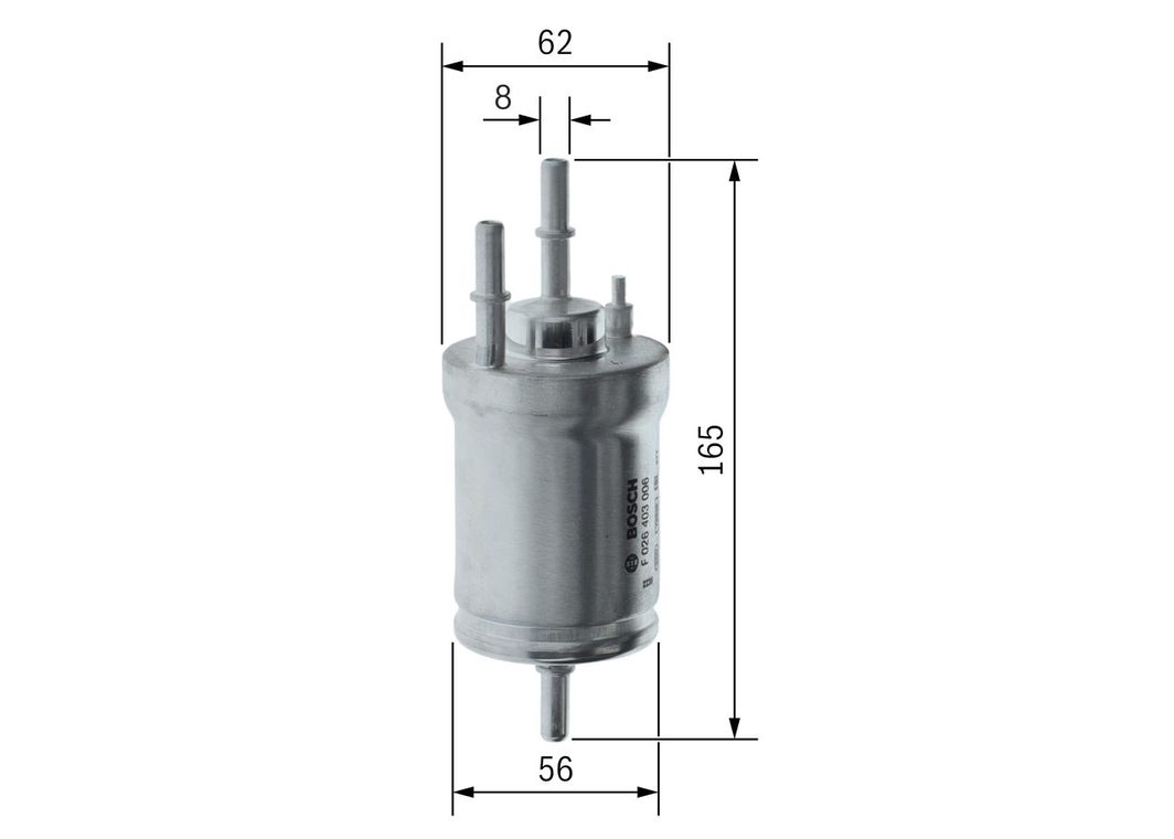Паливний фільтр BOSCH F026403006 - zapix
