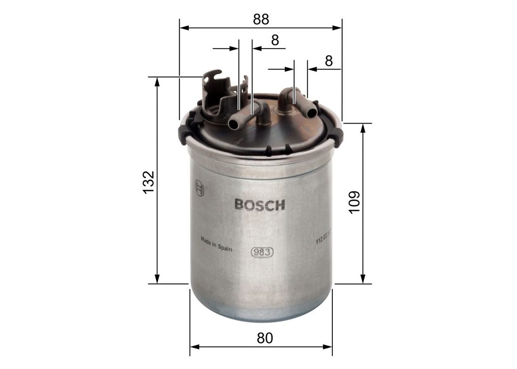 Паливний фільтр BOSCH 0450906426 - zapix