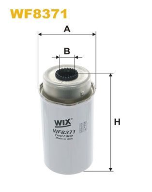 Паливний фільтр WIX FILTERS WF8371 - zapix