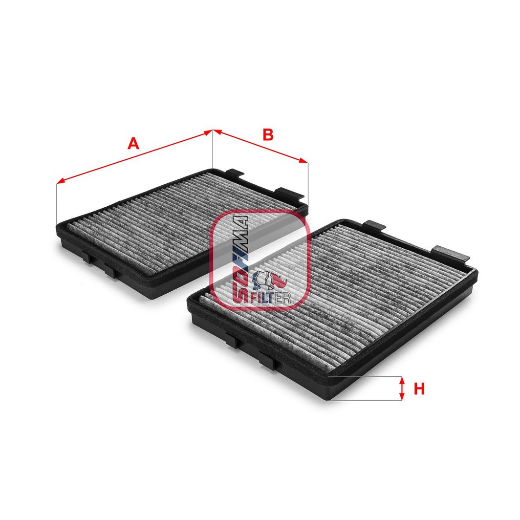 Фільтр салону SOFIMA S4108CA - zapix