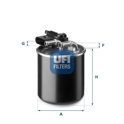 Паливний фільтр UFI 2414800 - zapix