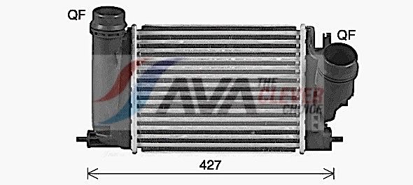 Інтеркулер AVA QUALITY COOLING DN4469 - zapix