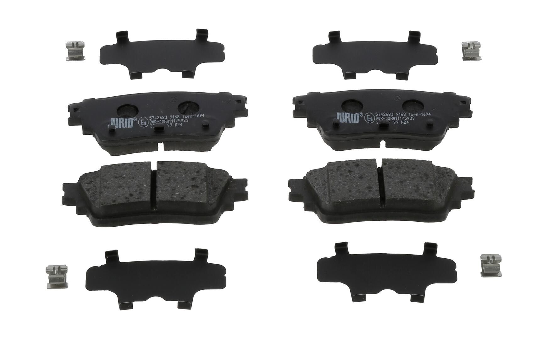 Гальмівні колодки дискові JURID 574268J - zapix