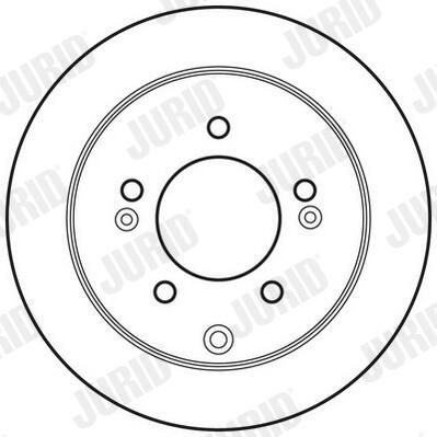 Гальмівний диск JURID 562686JC - zapix