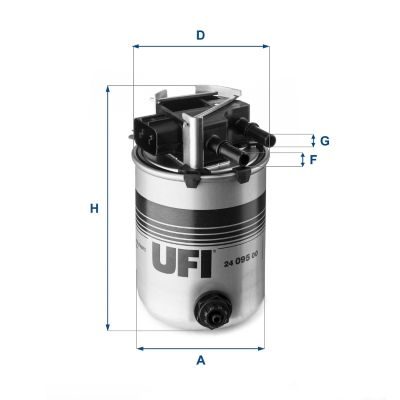 Паливний фільтр UFI 2409500 - zapix