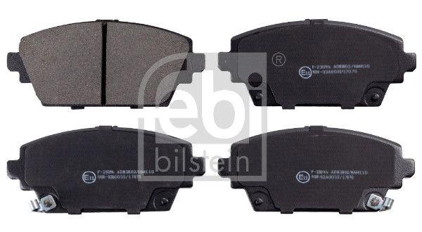 Гальмівні колодки дискові FEBI BILSTEIN 16389 - zapix