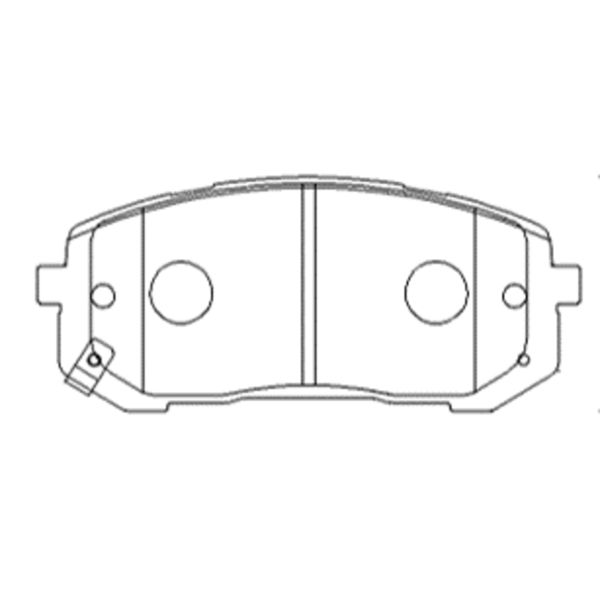 Гальмівні колодки дискові CTR GK1509 - zapix