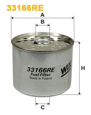 Паливний фільтр WIX FILTERS 33166RE