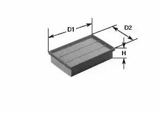 Повітряний фільтр CLEAN FILTERS MA1350 - zapix