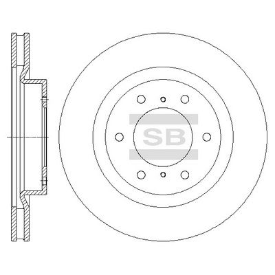 Гальмівний диск HI-Q SD4324 - zapix