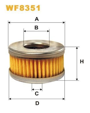 Паливний фільтр WIX FILTERS WF8351 - zapix
