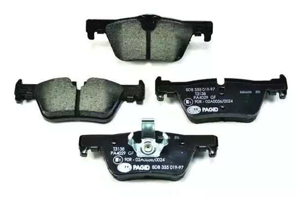 Гальмівні колодки дискові HELLA PAGID 8DB355019971 - zapix