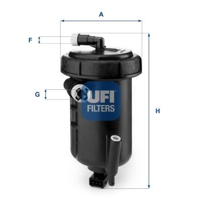 Паливний фільтр UFI 5514700 - zapix