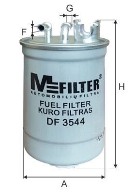 Паливний фільтр MFILTER DF3544 - zapix
