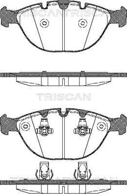 Гальмівні колодки дискові TRISCAN 811011011 - zapix