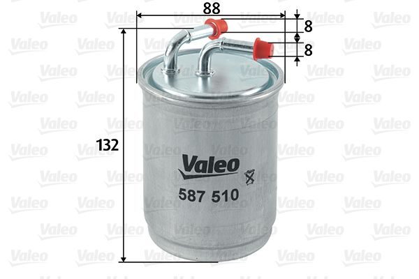 Паливний фільтр VALEO 587510 - zapix