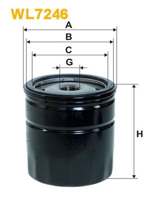 Оливний фільтр WIX FILTERS WL7246 - zapix