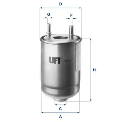 Паливний фільтр UFI 2418700 - zapix