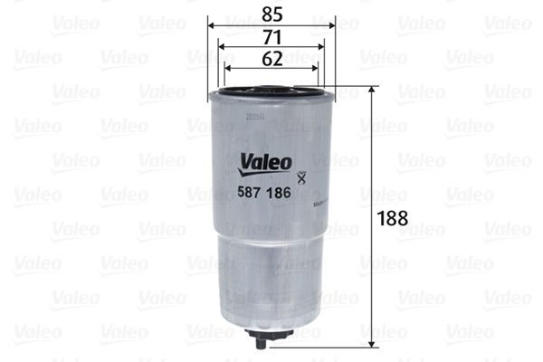 Паливний фільтр VALEO 587186 - zapix