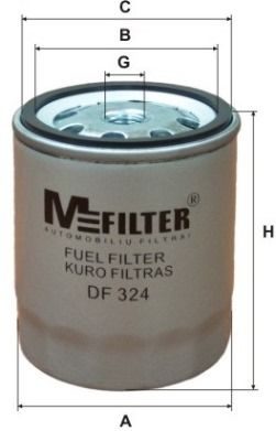 Паливний фільтр MFILTER DF324 - zapix