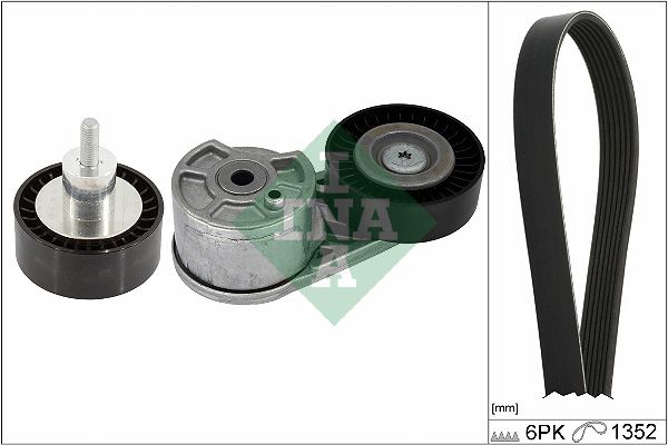 Комплект поліклинових ременів SCHAEFFLER INA 529054910 - zapix