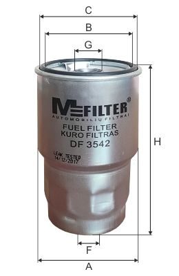 Паливний фільтр MFILTER DF3542 - zapix