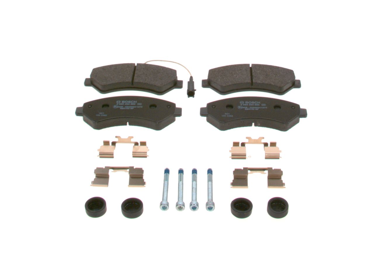 Гальмівні колодки дискові BOSCH 0986494589 - zapix