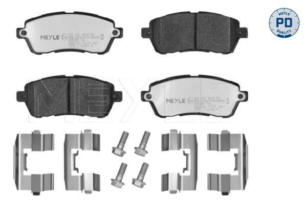 Гальмівні колодки дискові MEYLE 0252428316PD - zapix