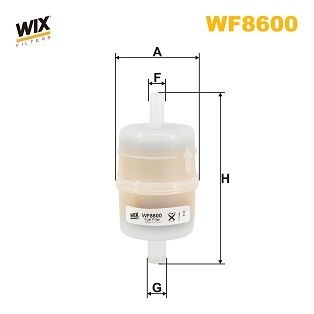 Паливний фільтр WIX FILTERS WF8600 - zapix