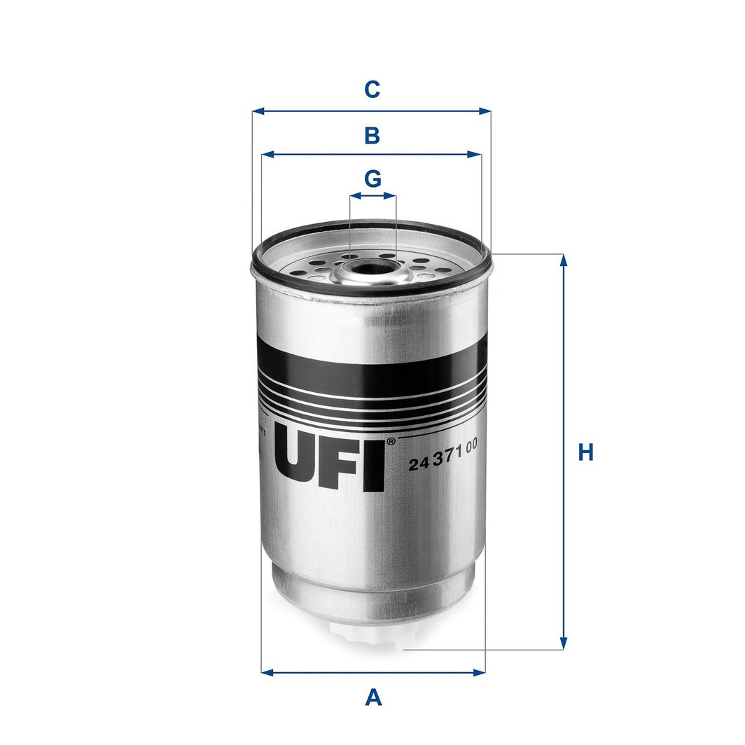 Паливний фільтр UFI 2437100 - zapix