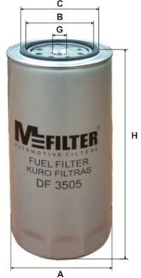 Паливний фільтр MFILTER DF3505 - zapix