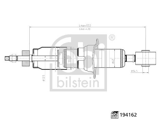 Амортизатор FEBI BILSTEIN 194162 - zapix