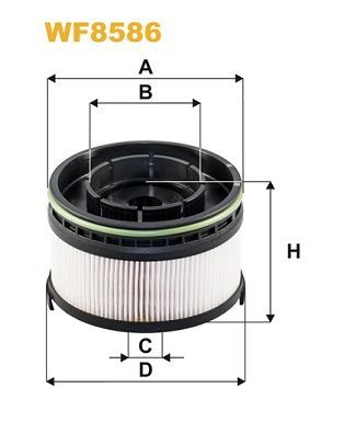 Паливний фільтр WIX FILTERS WF8586