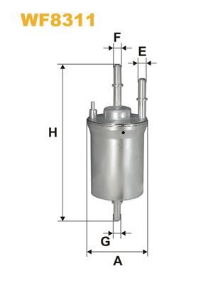 Паливний фільтр WIX FILTERS WF8311