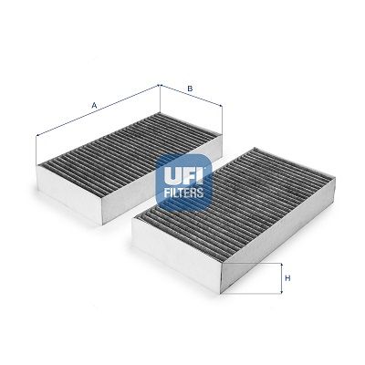 Фільтр салону UFI 5439400 - zapix