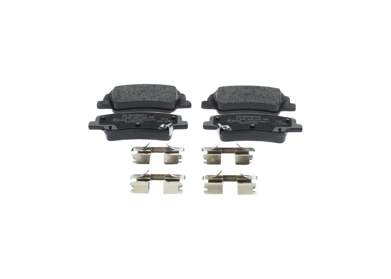 Гальмівні колодки дискові BOSCH 0986460236 - zapix