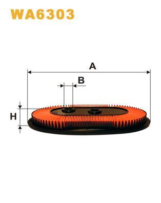 Повітряний фільтр WIX FILTERS WA6303 - zapix