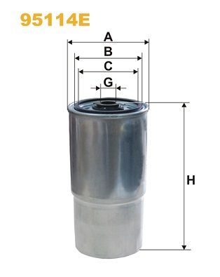 Топливный фильтр WIX FILTERS 95114E