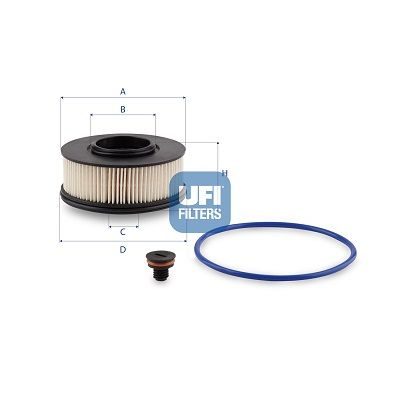 Паливний фільтр UFI 2620000 - zapix