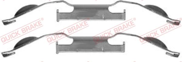 Приладдя / деталі гальмівних колодок QUICK BRAKE 1091221 - zapix