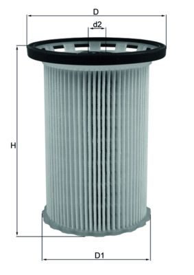 Паливний фільтр MAHLE KX341 - zapix