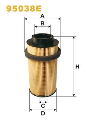Паливний фільтр WIX FILTERS 95038E - zapix